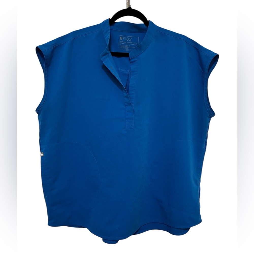 Figs Rafaela Top Royal Blue Size XL